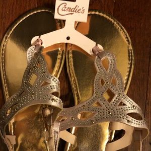 Candies summer pink sandals.